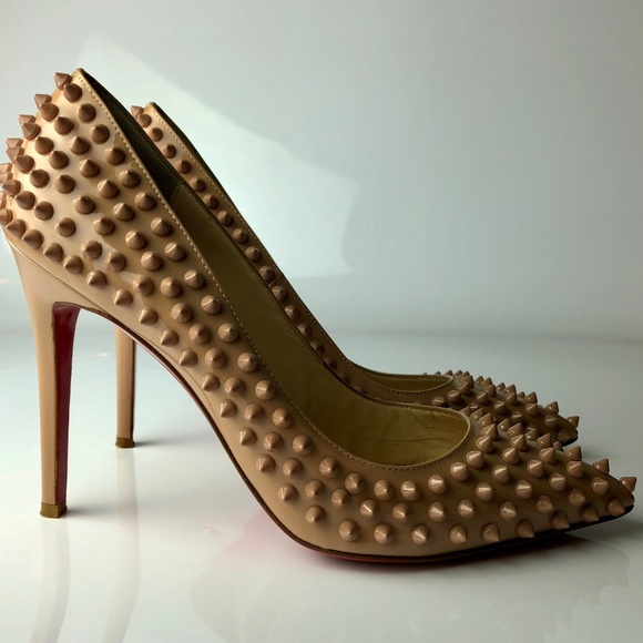 Christian Louboutin Shoes - Christian Louboutin Pigalle 100 Spikes Pumps 40